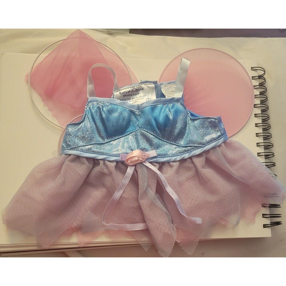 Build-A-Bear Fairy Costume Dress and Bottoms Authentic BAB Clothing